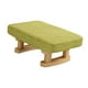 thumbnail image 5 of Taburete pequeño otomano decorativo para el hogar, taburete bajo de madera transpirable. Verde, 5 of 9