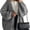 Grey, variant on Olaglory Womens Oversized Cardigan Sweaters Long Lantern Sleeve Knit Open Front Lightweight Sweater