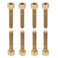 thumbnail image 2 of 50 tornillos de cabeza hueca hexagonal de cobre, herramientas de ferretería, suministros industriales M4M4x22, 2 of 14