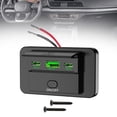 thumbnail image 4 of TISHITA Car USB r 12V/24V Quick Socket for Marine Boats Motorcycle Green Light, 4 of 7