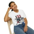 thumbnail image 6 of Gnomes 4th Of July Family Gnome Lover Graphic American Flag Unisex T-Shirt, 6 of 7