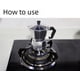 thumbnail image 3 of Rejilla negra para estufa de gas Heldig Rejilla para cafetera moka, 3 of 4