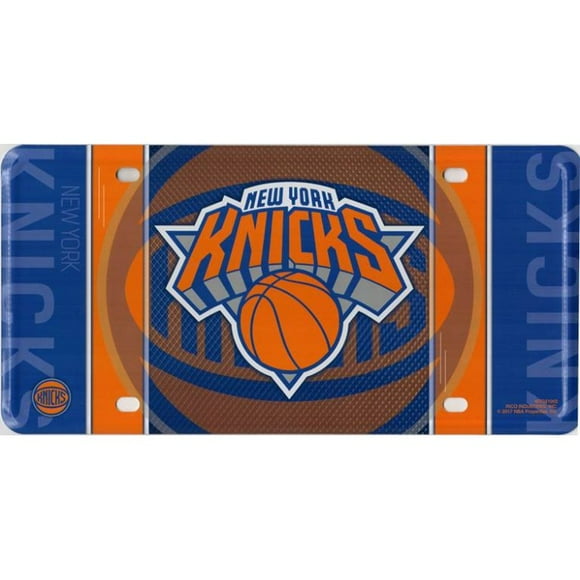 New York Knicks Metal License Plate