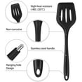 thumbnail image 4 of Silicone Kitchen Utensils Cooking Utensils Set Gadgets Stainless steel handle Heat Resistant Cookware Non-Scratch and Nonstick Tools, 4 of 4