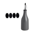 thumbnail image 3 of Botella de aceite para cocinar, botella dispensadora de Shoyu de cerámica, aspecto elegante, botella dispensadora de aceite fácil de verter, tar Gris, 3 of 8
