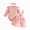 R001-Watermelon Red, variant on NOLDARES Newborn Baby Girl Outfits Long Sleeve Romper Suspender Dress 3Pcs Fall Winter Clothes Set(Sky Blue,12-18 M)