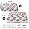 thumbnail image 3 of Kdxio Cute Poodle Dog Print Windshield Sun Shade,UV Rays and Sun Heat Protection,Sunshade for Car Windshield,Car Shade Front Windshield -, 3 of 6