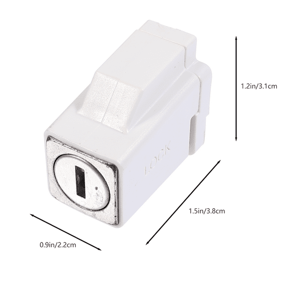 OATIPHO Lock Window Safety Stopper Lock White 1Set