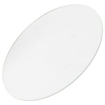 OUNONA Clear Acrylic Round Cake Board for Display Party Birthday Dessert Decoration