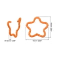 thumbnail image 2 of Unique Bargains Open Jump Rings 50Pack 16mm Star Connectors for Jewelry Making, Orange, 2 of 7