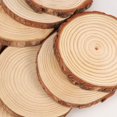 thumbnail image 3 of Discos rústicos para manualidades Wood Slices KOHAND, 12 unidades, 16-17 cm, 3 of 6
