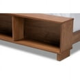 thumbnail image 5 of Baxton Studio Regina Ash Walnut Brown Finished Wood Full Size Wood Storage Bed, 5 of 6