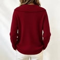 thumbnail image 2 of yillto Women Fashion Sweater Bow Neck Elegant Knit Top Dressy Work Fall Winter Pullover Sweaters, 2 of 6