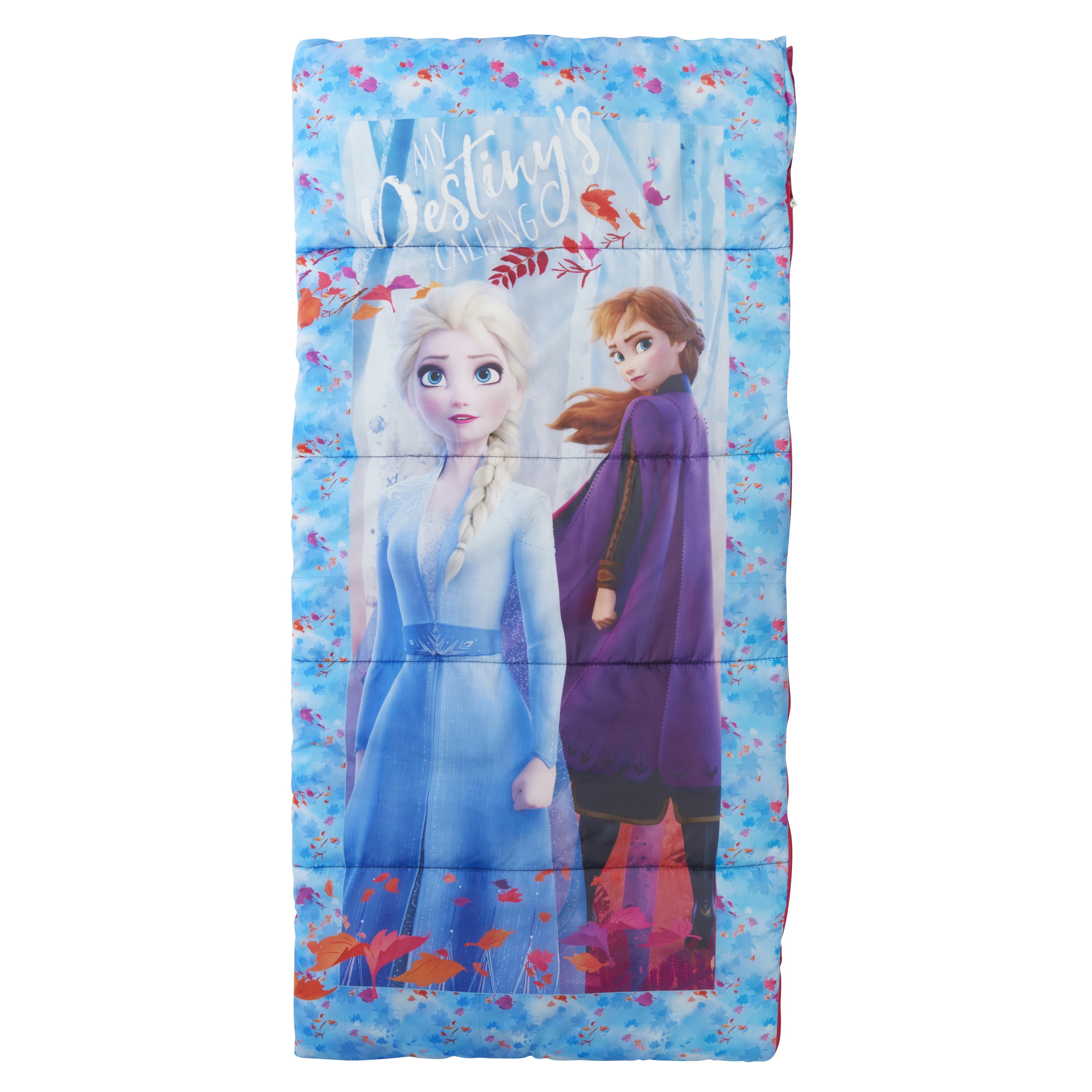 Disney Frozen 2 45 Degree Sleeping Bag Featuring Anna And Elsa Walmartcom Walmartcom