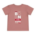 thumbnail image 2 of Bella+Canvas Toddler Born To Be Cute Short Sleeve Tee, 2 of 3