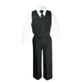 thumbnail image 3 of 6pc Boys Toddler Kids Formal Wedding Tuxedo Suits Vest Sets EXTRA Necktie S-7, 3 of 6