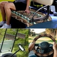thumbnail image 2 of Jeiento Golf Cart Seat Cover 4 Pack with Steering Wheel Cover and Golf Cart Flags Navajo Pattern Golf Cart Seat Protector Steering Wheel Cover Accessories Decor 2PCS Small Flag for Golf Cart, 2 of 5