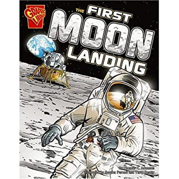Pre-Owned The First Moon Landing (Hardcover) 9780736864923