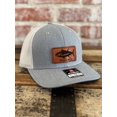 thumbnail image 2 of Tuna stitched leather patch Hat, Richardson 112, trucker hat, 2 of 4