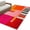 Orange Black Yellow, variant on 3'x5' Area Rugs, Pink Orange Indoor Outdoor Area Rug for Living Room Bedroom, Geometric Modern Abstract Oil Painting Washable Bathroom Rugs Kitchen Floor Carpet Mats Home Decor Aesthetic