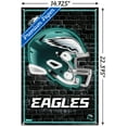 thumbnail image 3 of NFL Philadelphia Eagles - Neon Helmet 23 Wall Poster with Push Pins, 14.725" x 22.375", 3 of 4
