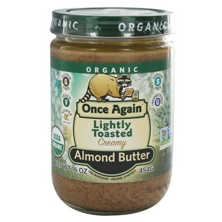 - Once Again - Organic Lightly Toasted Almond Butter Creamy - 16 oz(pack of 6)