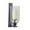 Black Single Candle Solid Cylinder 6" x 8" x 16", variant on DecMode Silver Aluminum Metal Geometric Wall Sconce