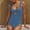 Blue, variant on ZZwxWA Suspender Swimsuits for Women Slimming Belly Control One Piece Bathing Suit Retro Cut Out Swimwear