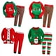 thumbnail image 4 of Pijamas para bebés y niñas, trajes de Navidad, 100% algodón, camiseta, pantalones, ropa de dormir, camisón, Tops X'mas, 4 of 4