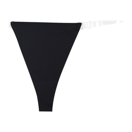 Xiaoxatg Women s Panties Women Underwear Ice Silk Seamless Transparent Thin Belt Underwear Low Waist Breathable Comfortable Underwear Firm Control Panties for Women