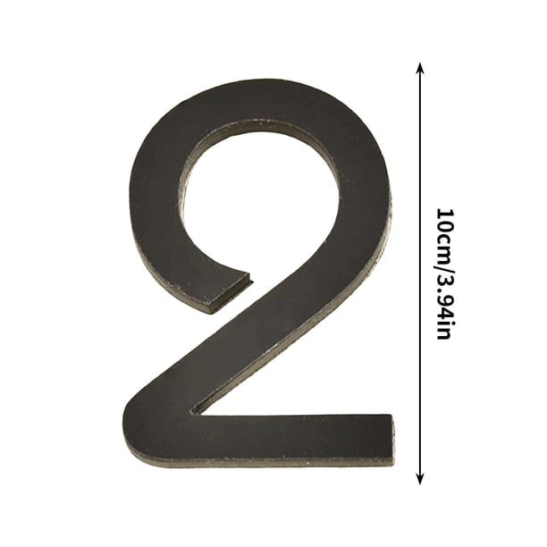 Placa de Número de Acrílico de 10 cm, Creando Decoración de Moda