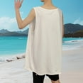 thumbnail image 6 of USNSM Men's Plus Size Scoop Neck Tank Tops Oversized Summer Casual Sleeveless Shirts Solid Color Loose Fit Tee White XL, 6 of 6