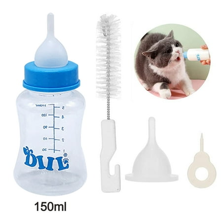 Kitten Puppy Feeding Bottles, Newborn Small Animals Milk Bottles for  Nursing with Replacement Nipples, Pet Feeder Set | Walmart Canada
