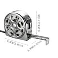 thumbnail image 4 of Vacemry Under $5 Hollow Tape Measure 5M, Rust Proof Steel Measuring Tape, Professional Grade Ruler, Durable Construction Tool, Accurate Measurement Device, 4 of 9