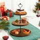 thumbnail image 4 of Soporte De Postres De Madera Soporte navideño de madera para postres (1 unidad, 38 x 25 cm), bandeja Rkxzt, 4 of 8