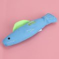 thumbnail image 4 of Simulación de Gato de lona, forma bonita, hierba gatera, limpieza de dientes, molienda, entrenamiento divertido, juguete interactivo, pez marino, 4 of 8