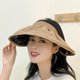 thumbnail image 1 of Sombrero de cubo de cúpula de algodón ahuecado para mujer, gorra de playa plegable de ala ancha deportiva bordada, sombrero de Sol de verano, gorra de béisbol de Golf, novedad de 2023, 1 of 4