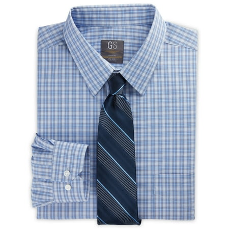 Men's Big & Tall Gold Series Large Check Dress Shirt
