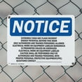 thumbnail image 5 of (2 Pack) Extremely High Arc Flash Incident Energy OSHA Notice Sign 10 Inch X 7 Inch Plastic Sign, Weather Resistant, UV Protected for Workplace, Business, and Construction Site, Made in, 5 of 8
