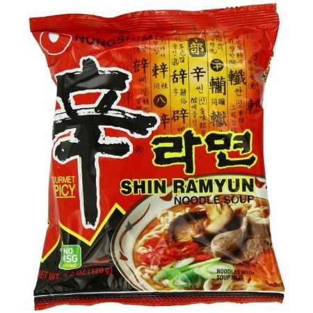 NineChef Bundle – Nongshim Shin Ramyun Noodle Soup Gourmet Spicy No Msg 16/4.2 O0z – 16 Packs Wf13+ 1 NineChef ChopStick