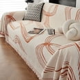 thumbnail image 1 of Granjero Gordo Funda de sofá, funda de toalla para sofá de sala de estar, funda protectora para sofá de muebles fácil de lavar, 70,87 x 118,11 pulgadas, naranja, 1 of 5