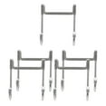 thumbnail image 4 of Raindrops 5Pcs Stainless Steel Wall Hangers for Space Saving in Kitchen and Bedroom, 4 of 7