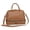camel brown, variant on Leather Duffel Bag for Men & Women, Genuine Weekender Travel Bag, Handmade Overnight Gym Bag with Shoulder Strap, Carry-On for Business & Outdoor Travel (WOMEN STYLO DUFFEL, camel brown, 16 Inch)