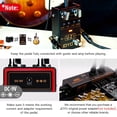 thumbnail image 4 of Guitarra eléctrica de heavy metal JOYO UZI R-03 con pedal de distorsión, 4 of 7