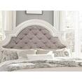thumbnail image 3 of Traditional Antique White Bedroom Set 5pc Beautiful Queen Bed Button-Tufted HB Nightstand Dresser Mirror Wooden Furniture, 3 of 7