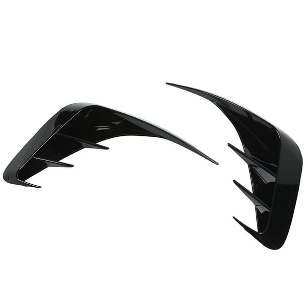 Cubierta de alerón de ventilación de parachoques trasero, alerón de parachoques trasero exterior, cubierta de alerón para M Sport Style Wind Knife reemplazo para 3 Series G20(Negro)