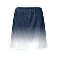 thumbnail image 4 of JBXKXYW Casual Skirts for Women Womens Casual Solid Tennis Skirt Yoga Sport Active Skirt Shorts Skirt Tennis Skirts for Women With Shorts Women's Skort Skorts for Women With Pockets (Blue4,XXL), 4 of 6