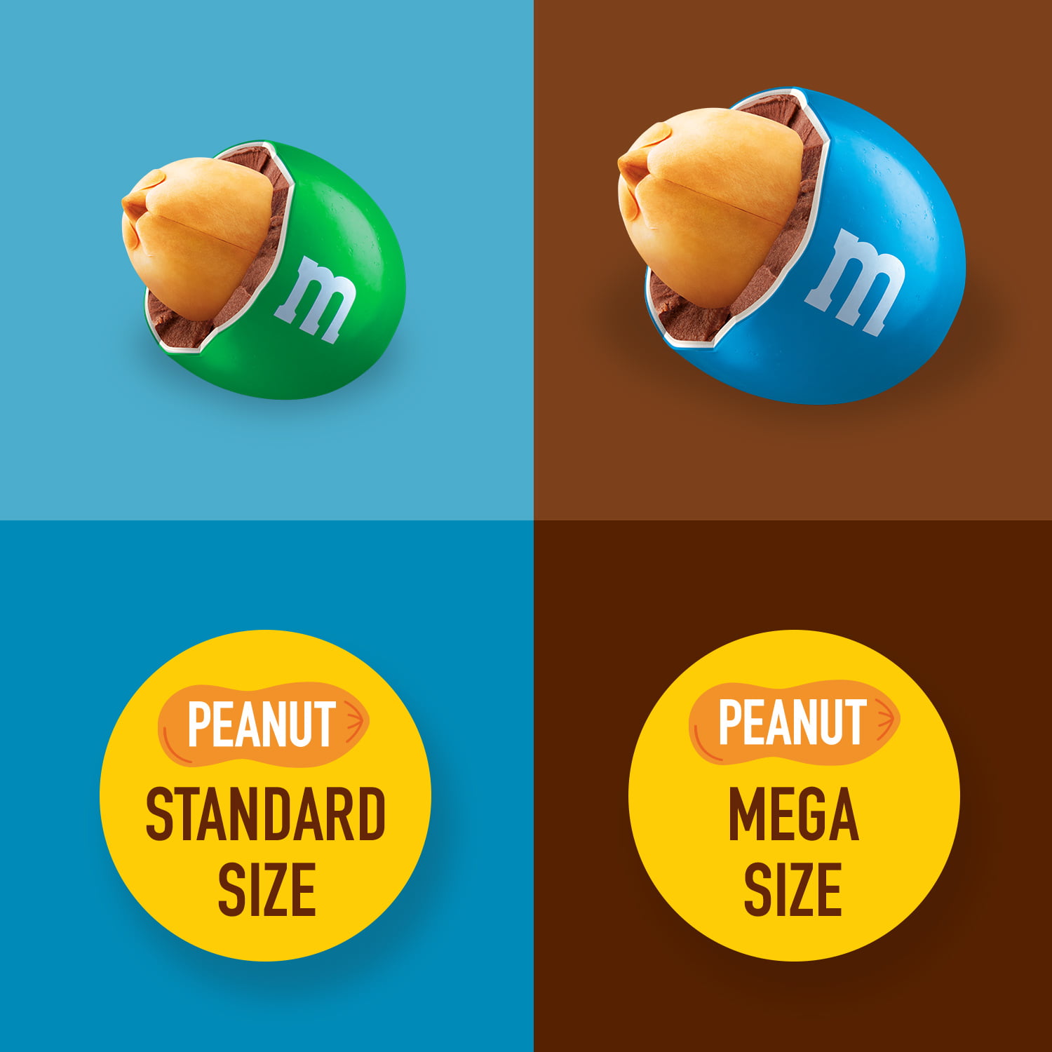 Mega Peanut M&M's  With really gigantic peanuts