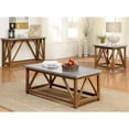 thumbnail image 3 of Bowery Hill Industrial Wood Console Table in Natural Tone, 3 of 6