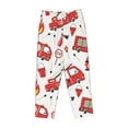 thumbnail image 4 of Balery Fire Truck print Women's Pajama Pants,Ultra Lightweight Pjs,Lounge Pant-Medium, 4 of 9